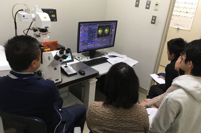 Photo of technical training of Zeiss LSM880 Airyscan