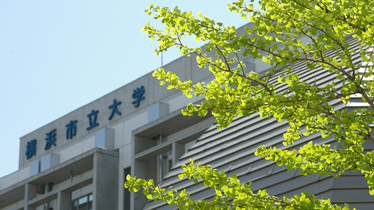 横浜市立大学鶴見キャンパスツアーの説明写真